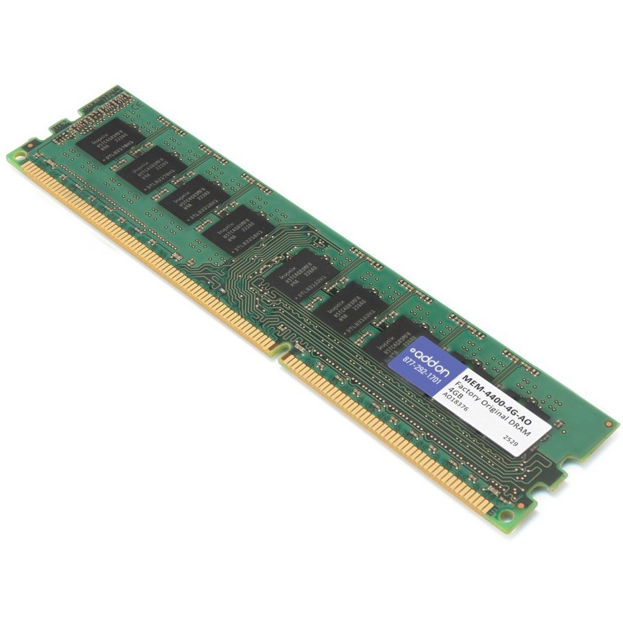 AddOn Cisco&reg; MEM-4400-4G Compatible Factory Original 4GB (2x2GB) DDR3-1333MHz Unbuffered ECC Dual Rank x8 1.35V 240-pin CL9 UDIMM