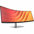 HP E45c G5 45" Class Dual Quad HD (DQHD) Curved Screen LED Monitor - 32:9 - Black, Silver