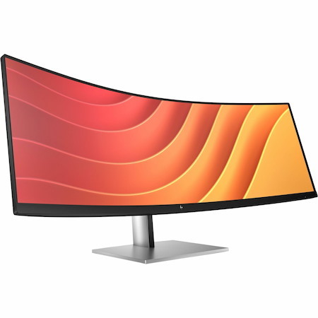 HP E45c G5 45" Class Dual Quad HD (DQHD) Curved Screen LED Monitor - 32:9 - Black, Silver