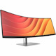 HP E45c G5 45" Class Dual Quad HD (DQHD) Curved Screen LED Monitor - 32:9 - Black, Silver