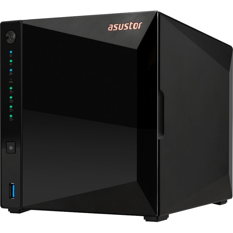 Asustor Drivestor 4 Pro Gen2 AS3304T v2, 4 Bay NAS, 1.7GHz Quad-Core, 2.5GbE Port, 2GB RAM DDR4, Small Home Media Server, Network Attached Storage(Diskless)