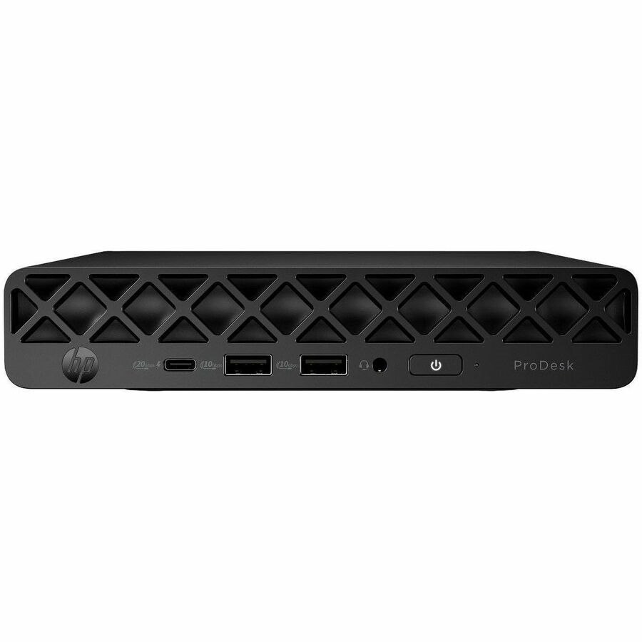 HP ProDesk 4 G1i Desktop Computer - Intel Core Ultra 5 235T - vPro Technology - 16 GB - 256 GB SSD - Desktop Mini - Jack Black