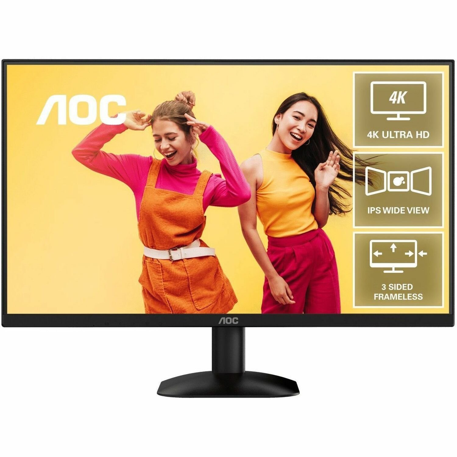 AOC U27B35 27" Class 4K UHD LCD Monitor - 16:9 - Black