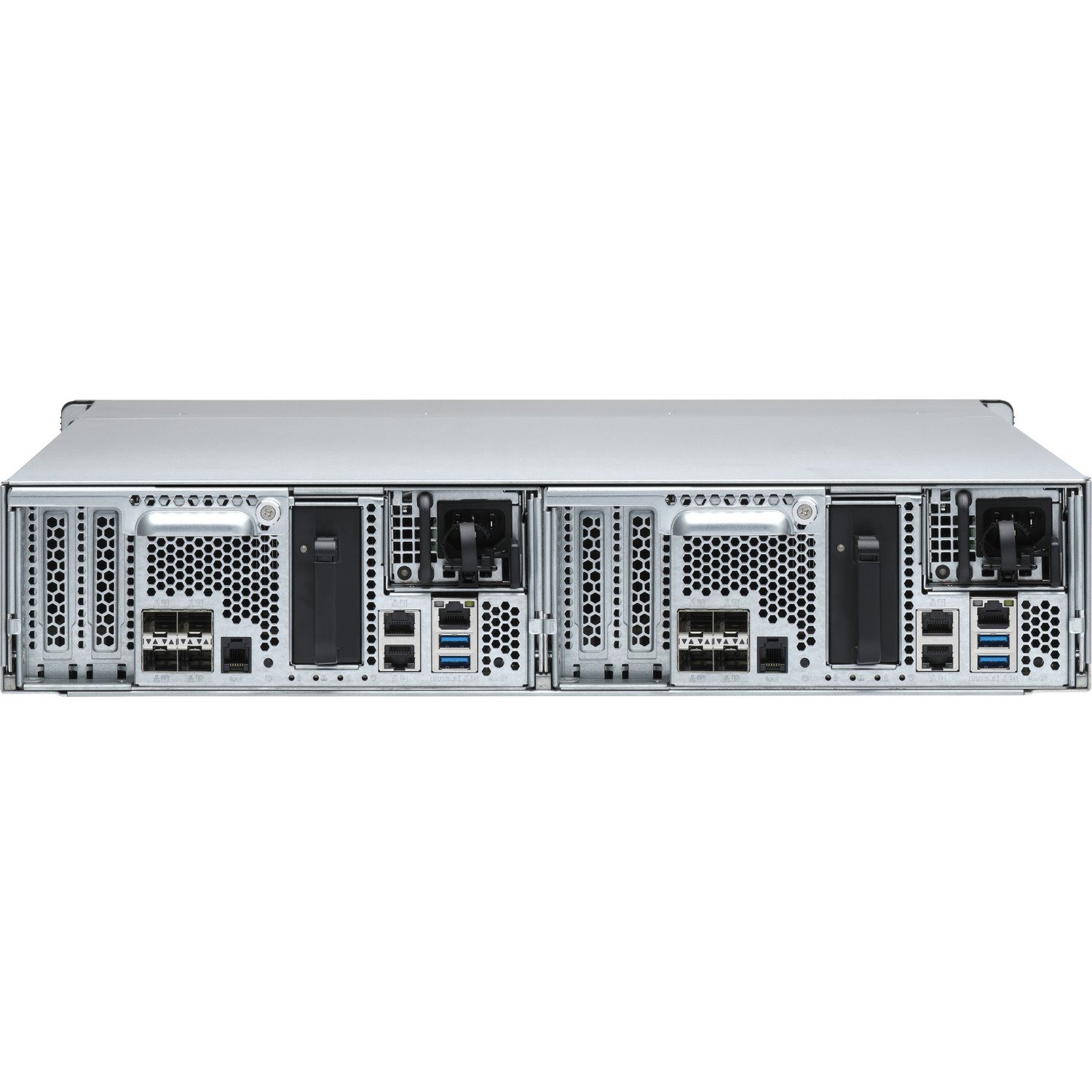 QNAP Enterprise ZFS NAS ES2486DC-2142IT-96G 24 x Total Bays SAN/NAS Storage System - 4 GB Flash Memory Capacity Xeon D-2142IT Octa-core (8 Core) 1.90 GHz - 96 GB RAM - DDR4 SDRAM - 2U Rack-mountable
