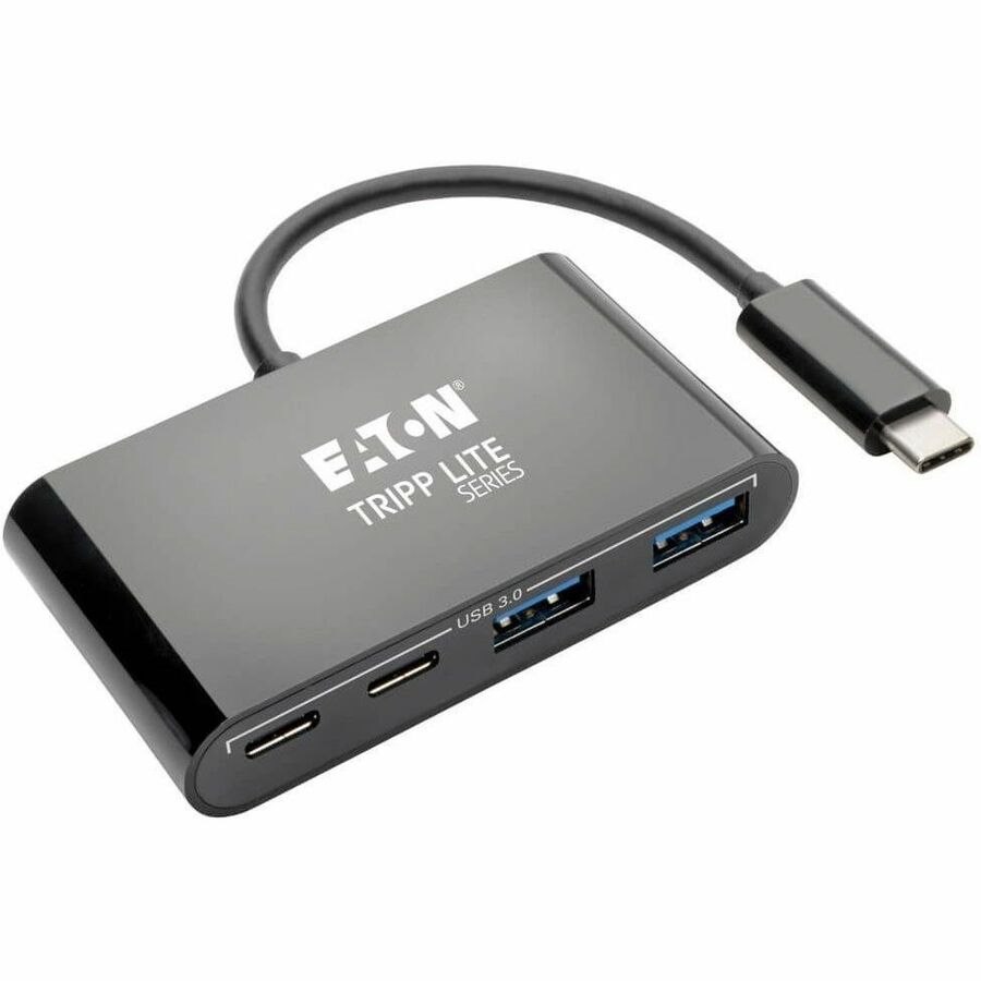 Tripp Lite by Eaton U460-004-2A2CB USB Hub - USB Type C - External - Black