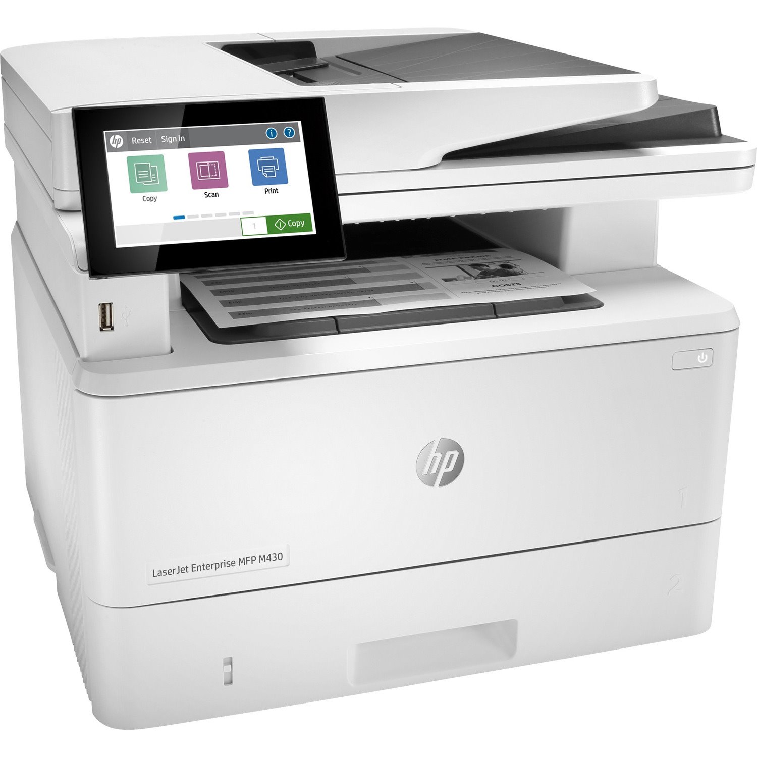 HP LaserJet Enterprise M430f Laser Multifunction Printer - Monochrome