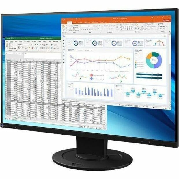 Eizo (New ) Ev2410r Display Port , Hdmi , Dvi-D ,Usb Type A & B H/A Rotation Bezel Less