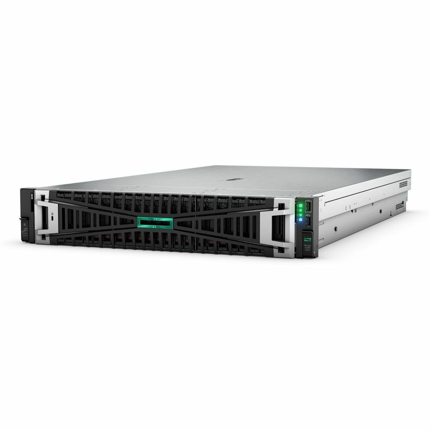HPE ProLiant DL380 G11 2U Rack Server - 1 x Intel Xeon Gold 6526Y 2.80 GHz - 64 GB RAM - 1.88 TB SSD - (2 x 960GB) SSD Configuration - NVMe, Serial ATA/600, 12Gb/s SAS Controller
