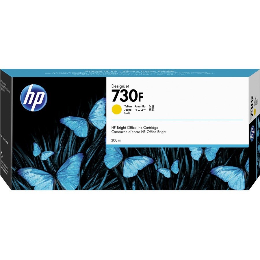 HP 730F Original Inkjet Ink Cartridge - Yellow Pack