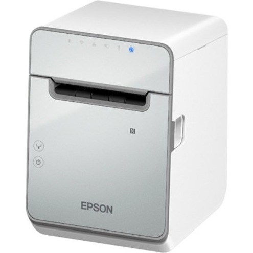 Epson TM-L100 Desktop, Mobile Direct Thermal Printer - Monochrome - Wall Mount - Label/Receipt Print - Fast Ethernet - USB - USB Host - Serial - With Cutter - Black