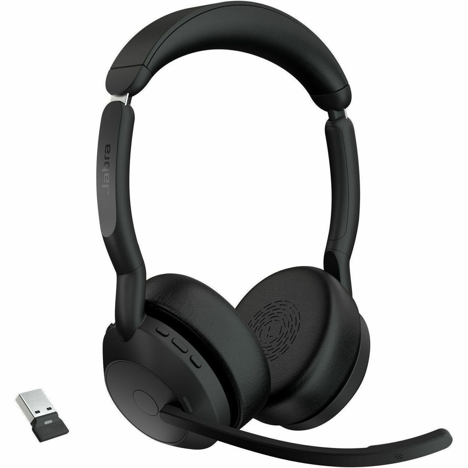 Jabra Evolve2 55 Wireless On-ear Stereo Headset - Black