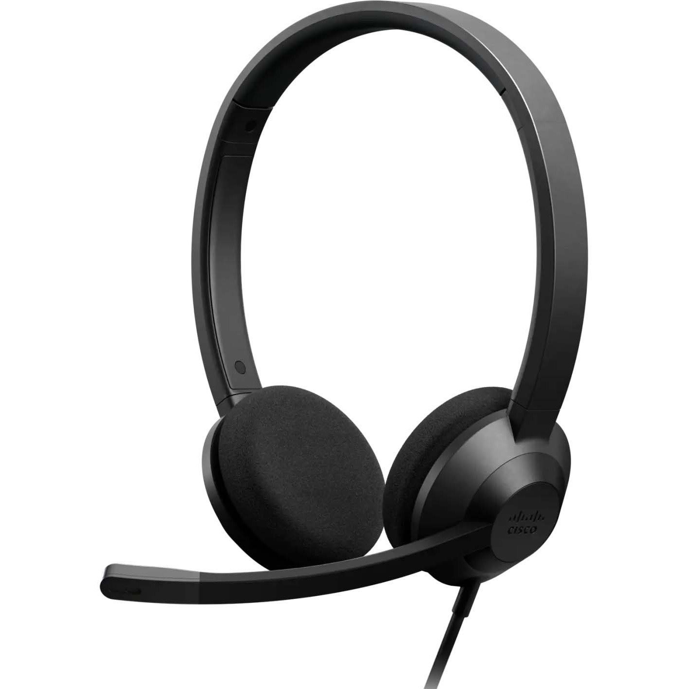 Cisco 322 Wired On-ear Stereo Headset - Carbon Black