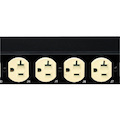 Eaton Basic rack PDU, 0U, L14-30P input, 5.76 kW max, 120/240V, 24A, 10 ft cord, Split-phase, TAA compliant, Outlets: (24) 5-20R