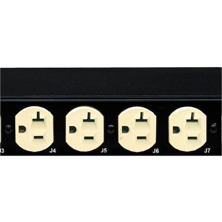Eaton Basic rack PDU, 0U, L14-30P input, 5.76 kW max, 120/240V, 24A, 10 ft cord, Split-phase, TAA compliant, Outlets: (24) 5-20R