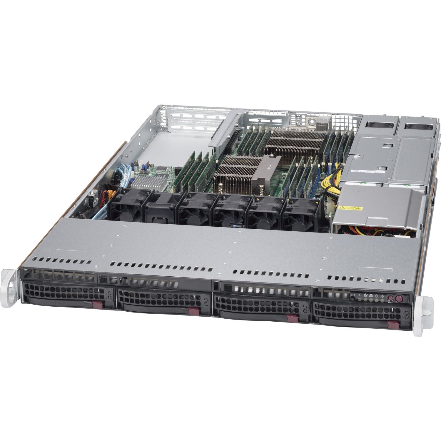 Supermicro SuperServer 6018R-WTR Server Barebone System - 1U Rack-mountable - Socket LGA 2011-v3 - 2 x Processor Support