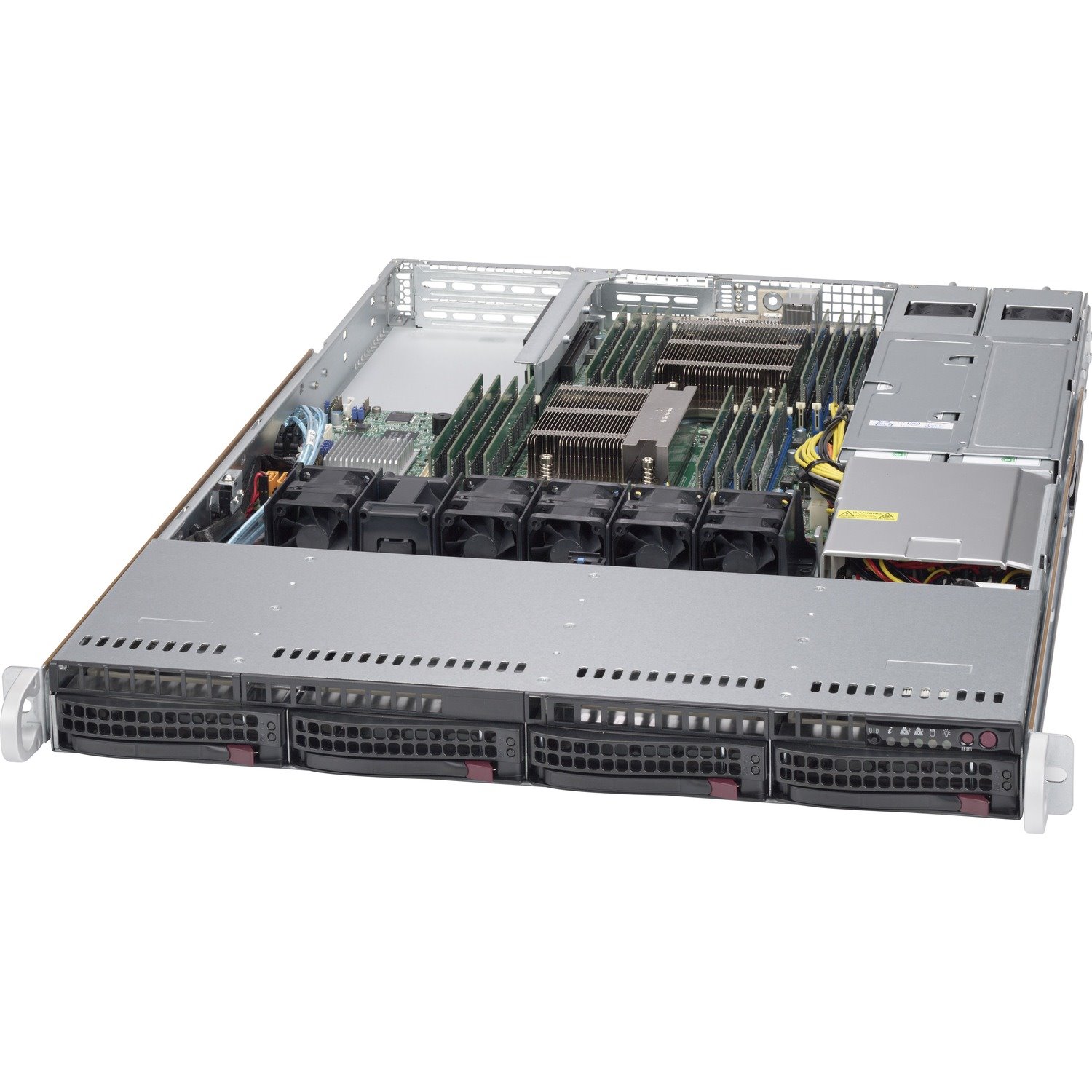 Supermicro SuperServer 6018R-WTR Barebone System - 1U Rack-mountable - Socket LGA 2011-v3 - 2 x Processor Support