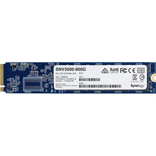 Synology SNV3000 SNV3500-800G 800 GB Solid State Drive - M.2 22110 Internal - PCI Express NVMe (PCI Express NVMe 3.0 x4)