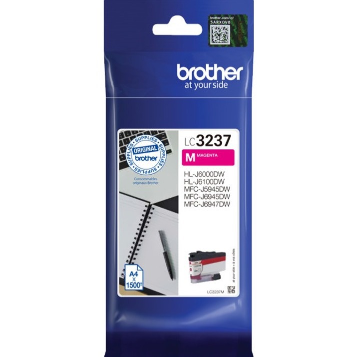 Brother LC3237M Original Inkjet Ink Cartridge - Single Pack - Magenta - 1 Pack