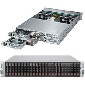 Supermicro SuperServer 2028TP-HTFR Server Barebone System - 2U Rack-mountable - Socket LGA 2011-v3 - 2 x Processor Support