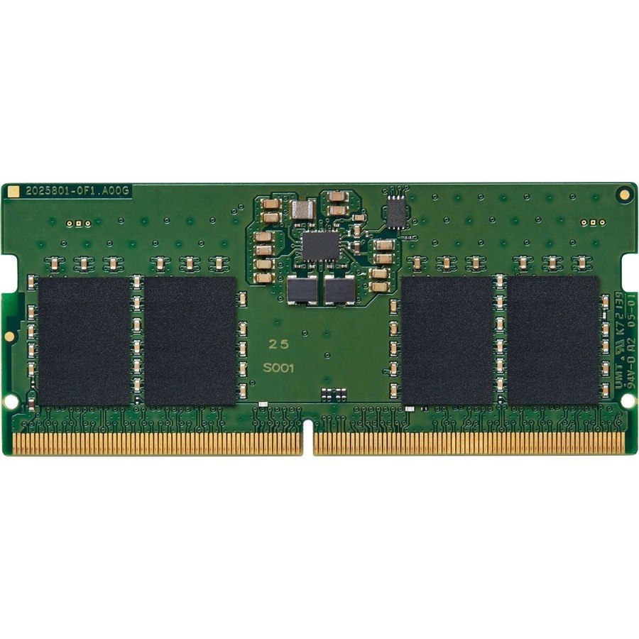 Kingston RAM Module for Notebook, Desktop PC - 16 GB (2 x 8GB) - DDR5-5200/PC5-41600 DDR5 SDRAM - 5200 MHz Single-rank Memory - CL42 - 1.10 V - Retail