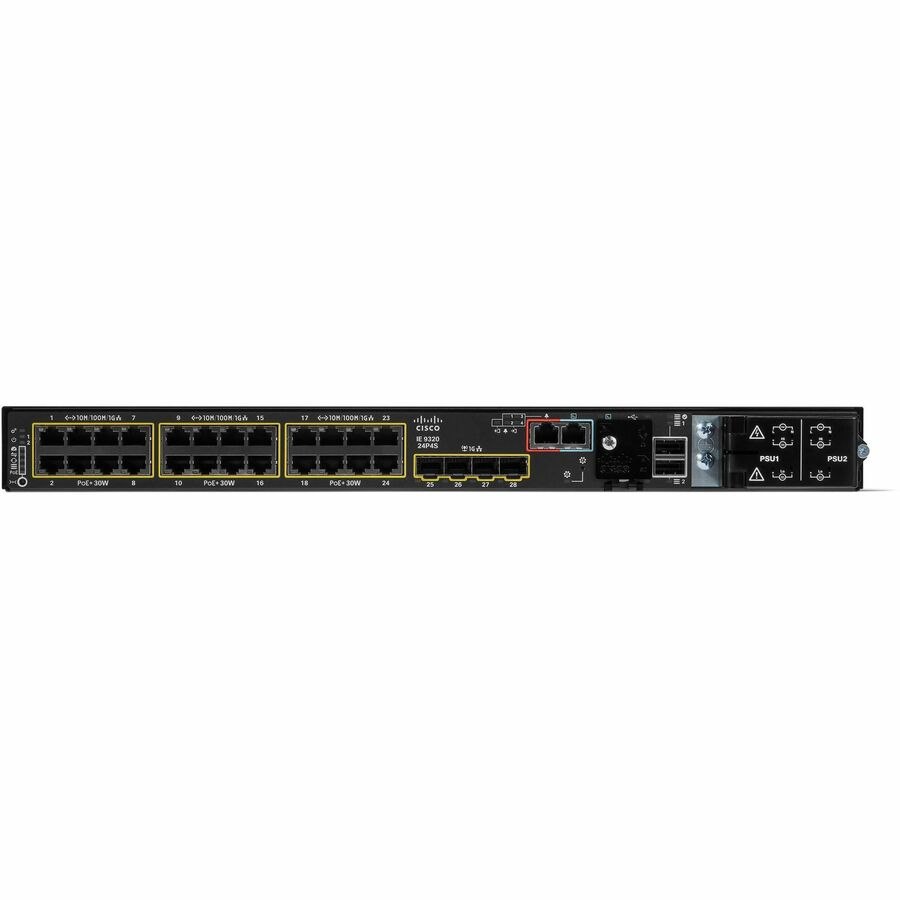 Cisco Catalyst IE9300 IE-9320-24P4S 24 Ports Manageable Ethernet Switch - Gigabit Ethernet - 10/100/1000Base-T, 1000Base-X