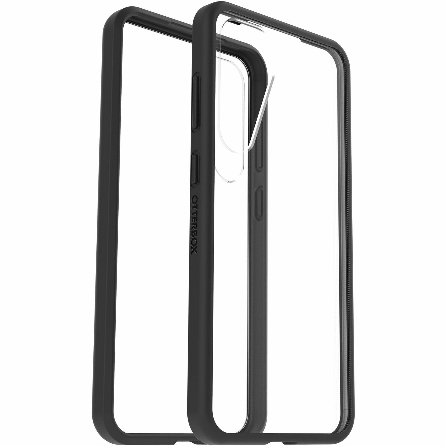 OtterBox React Case for Samsung Galaxy S25+ Smartphone - Black Crystal (Clear/Black)