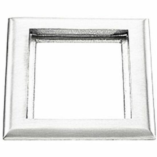 Hubbell Wiring Device-Kellems 1-Gang Carpet Flange, Rectangular, 6.00" X 4.85" , Clear Polycarbonate
