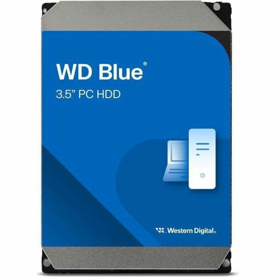 WD Blue WD10EZEX 1 TB Hard Drive - 3.5" Internal - SATA - Conventional Magnetic Recording (CMR) Method - Blue