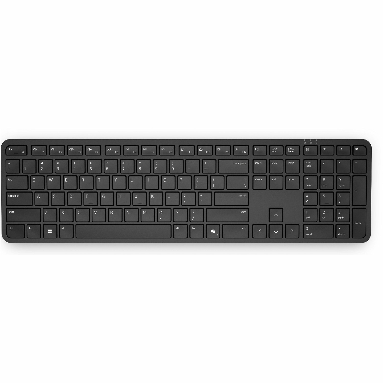 Dell Pro 5 KB526 Keyboard - Full-size - Wireless Connectivity - USB Type A Interface - English (US) - Black