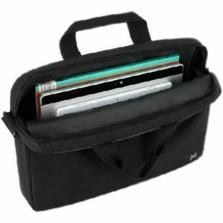 MOBILIS TheOne Essential Carrying Case (Briefcase) for 27.9 cm (11") to 35.6 cm (14") Travel - Black, Grey