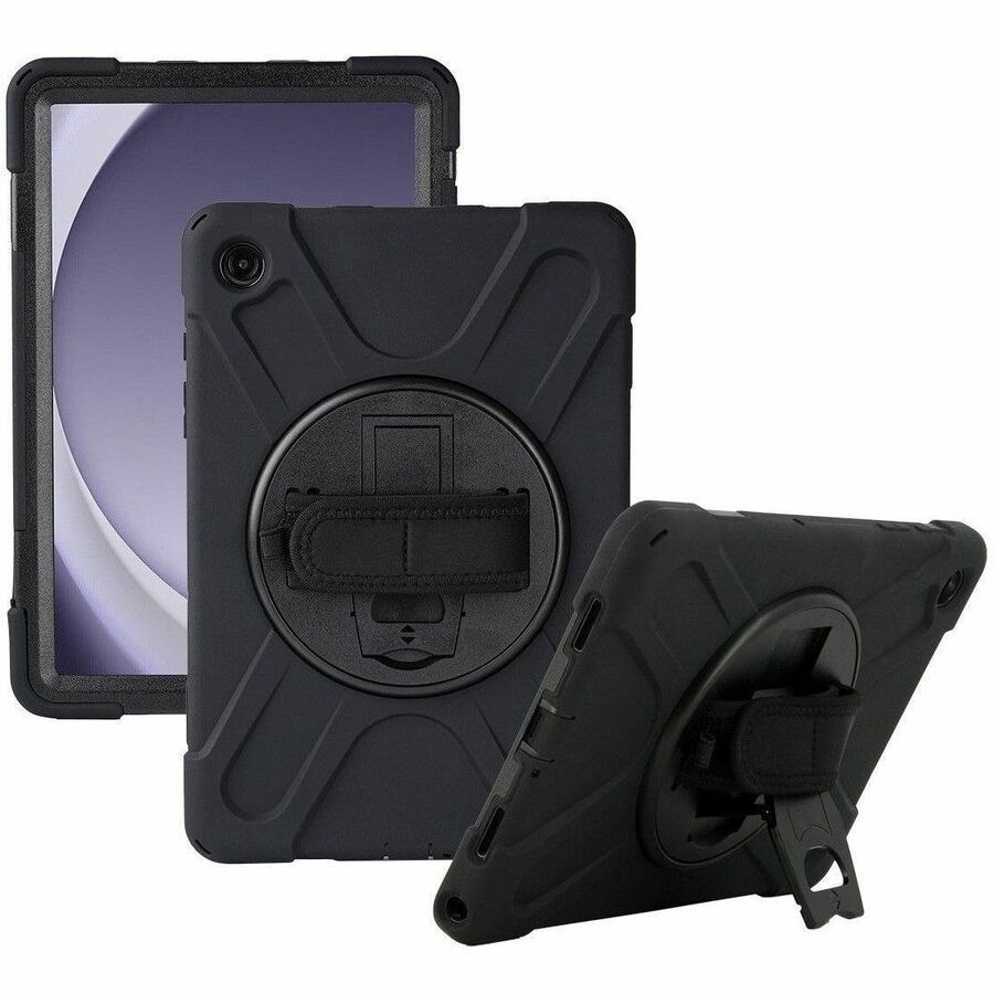 MOBILIS Rugged Carrying Case for 20.3 cm (8") Samsung Galaxy Tab Active3, Galaxy Tab Active5 Tablet - Black