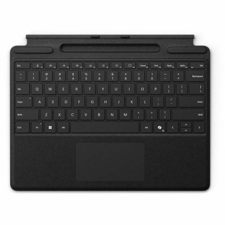Microsoft Surface Pro 13-inch Keyboard with Pen Storage - Black with Bold Keyset