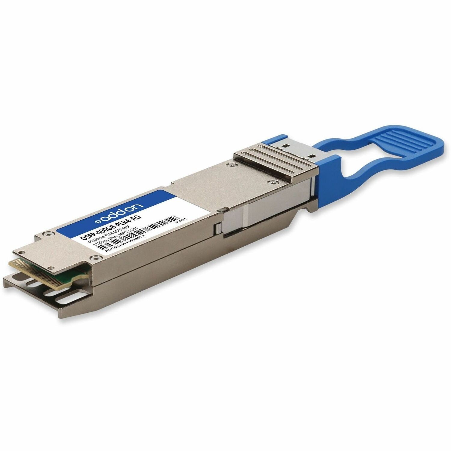 AddOn MSA and TAA 400GBase-PLR4 OSFP Transceiver (SMF, 1310nm, 10km, MPO, DOM, CMIS 4.0)