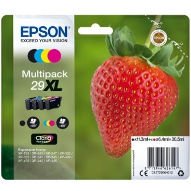 Epson Claria 29XL Original Inkjet Ink Cartridge - Black, Magenta, Cyan, Yellow - 4 / Pack