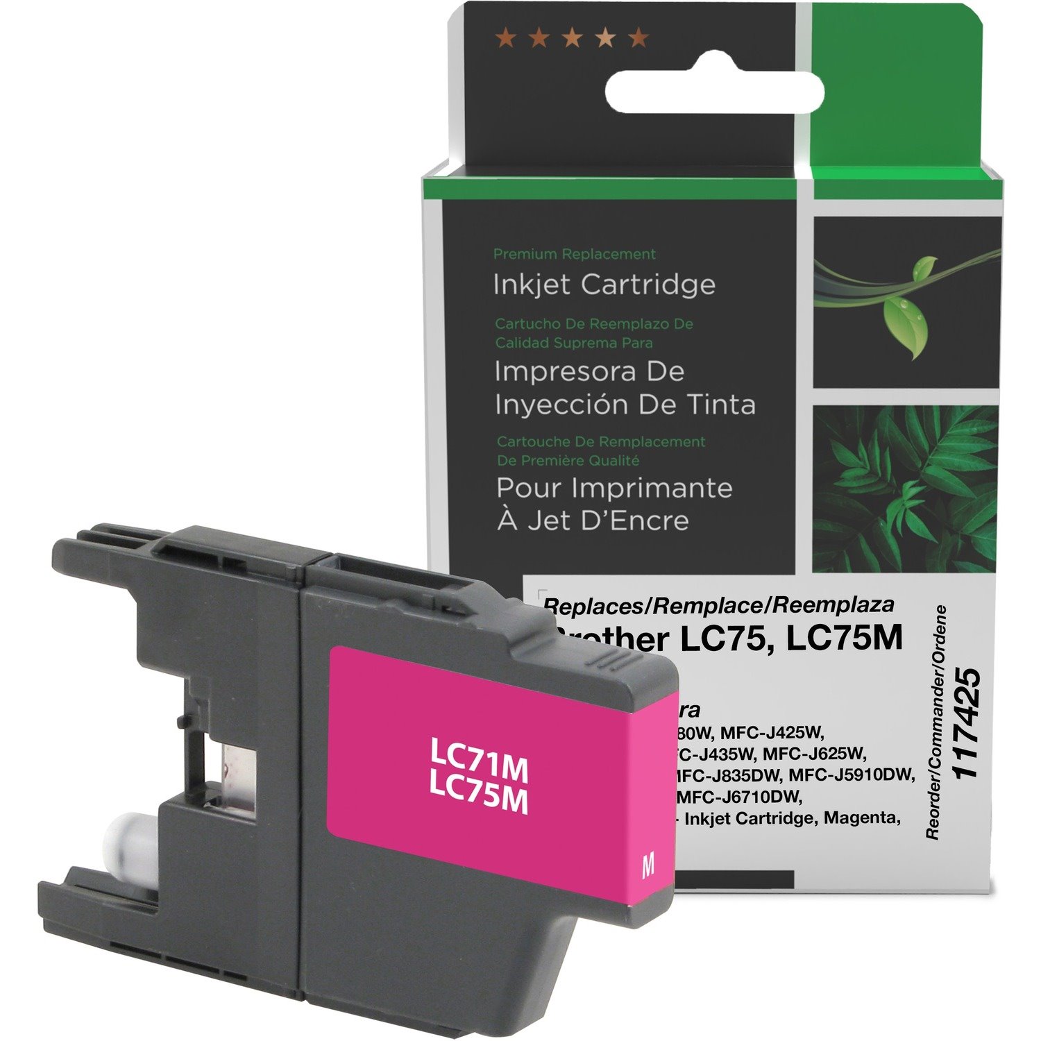 Clover Imaging Remanufactured High Yield Magenta Ink Cartridge for Brother LC71/LC75