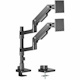 Amer HYDRA Elite HYDRA2HDGB Mounting Arm for Monitor, Display, Curved Screen Display - Black - Landscape/Portrait