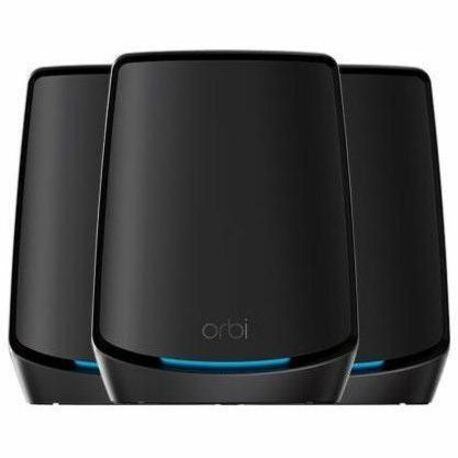 Netgear Orbi 860 Ax6000 WiFi System Black Edition Tri-Band (2.4 GHz / 5 GHz / 5 GHz) Wi-Fi 6 (802.11Ax) Zwart 4 Intern ** New Retail **