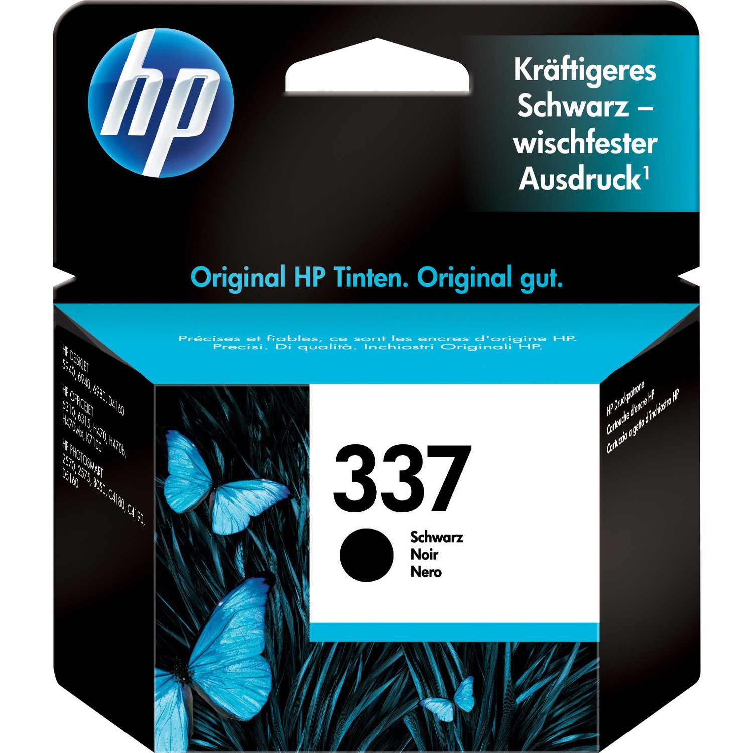 HP 337 Origineel Inkjet Inktcartridge - Zwart - 1 / Pak