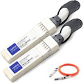 AddOn Cisco® SFP-10G-AOC5M to HP® JD092B Compatible TAA Compliant 10GBase-AOC SFP+ to SFP+ Direct Attach Cable (850nm, MMF, 5m)