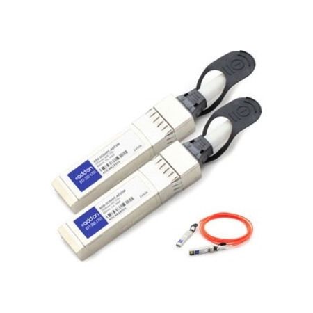 AddOn Cisco® SFP-10G-AOC5M to HP® JD092B Compatible TAA Compliant 10GBase-AOC SFP+ to SFP+ Direct Attach Cable (850nm, MMF, 5m)