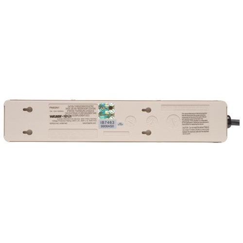 Eaton Tripp Lite Series 6-Outlet Commercial-Grade Surge Protector, 6 ft. (1.83 m) Cord, 900 Joules, 12.5-in. length