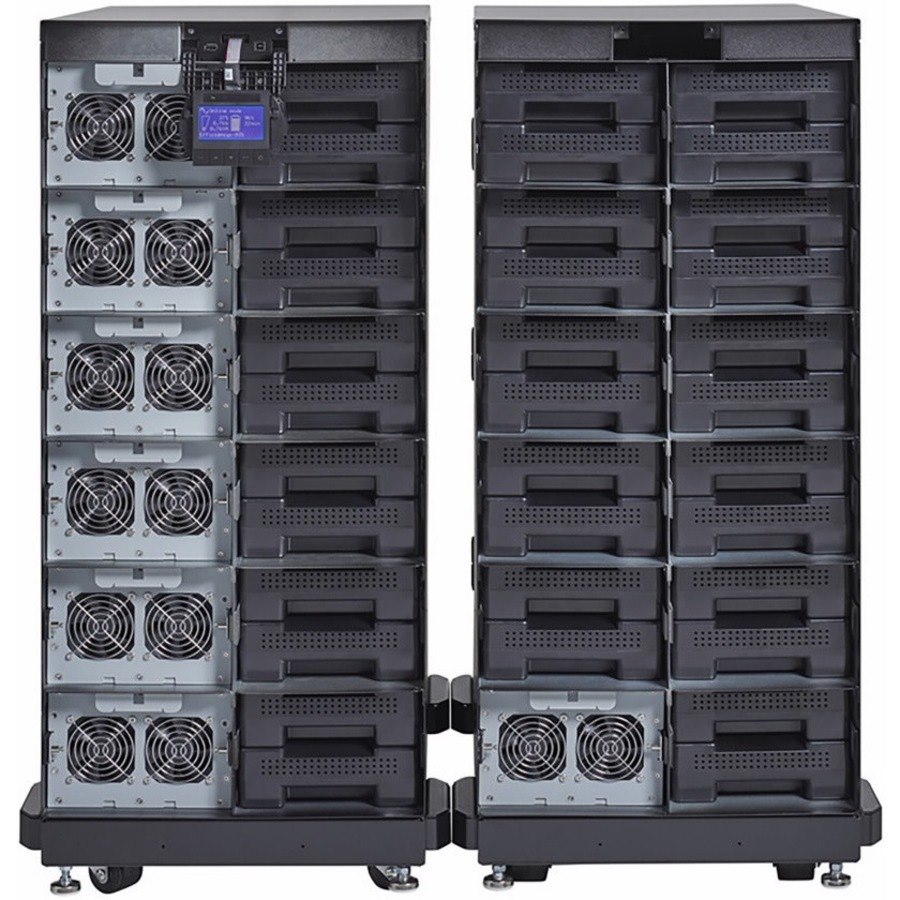 Eaton 9PXM 12-Slot Connected External Battery Cabinet for 9PXM Online Double-Conversion UPS, Add up to 4 EBMs, 21U Rack/Tower, TAA