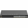 Netgear AV Line M4350 M4350-24X4V 24 Ports Manageable Ethernet Switch - 25 Gigabit Ethernet - 10GBase-X, 25GBase-X, 10GBase-T, 5GBase-T, 2.5GBase-T, 10/100/1000Base-T