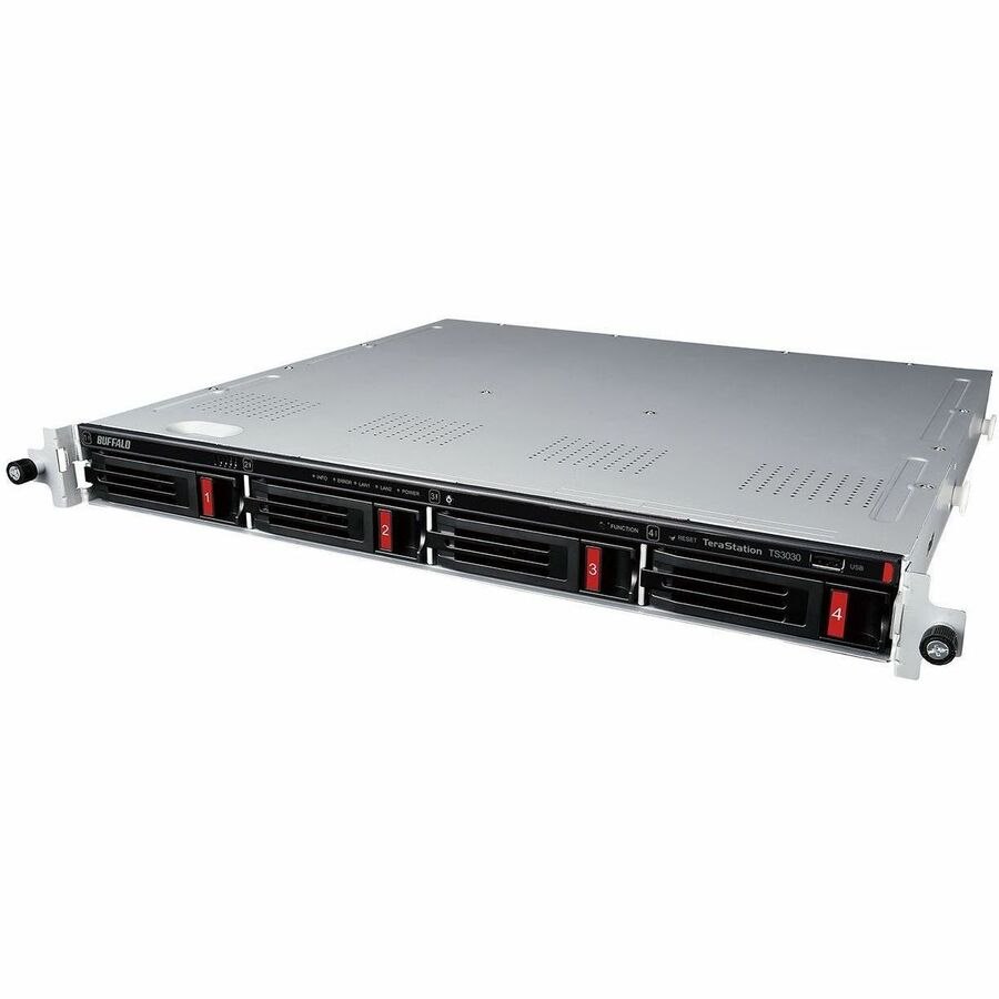 BUFFALO TeraStation 3430RN 4-Bay Rackmount NAS 16TB (4x4TB) HDD Included 2.5GBE iSCSI TAA Compliant