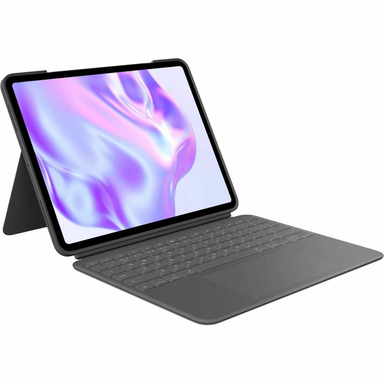 Logitech Combo Touch Tastatur/Cover (Folie) f&uuml;r 33 cm (13 Zoll) Apple iPad Pro 13 (2024) Tablet - Graphit