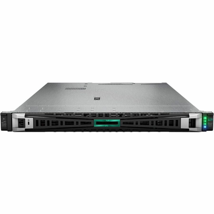 HPE ProLiant DL360 Gen11 1U Rack Server - 1 x Intel Xeon Silver 4510 2.40 GHz - 64 GB RAM - 960 GB SSD - (2 x 480GB) SSD Configuration - Serial ATA/600, NVMe, 12Gb/s SAS Controller