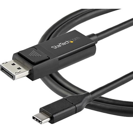 StarTech.com 3ft (1m) USB C to DisplayPort 1.2 Cable 4K 60Hz - Reversible DP to USB-C / USB-C to DP Video Adapter Monitor Cable HBR2/HDR