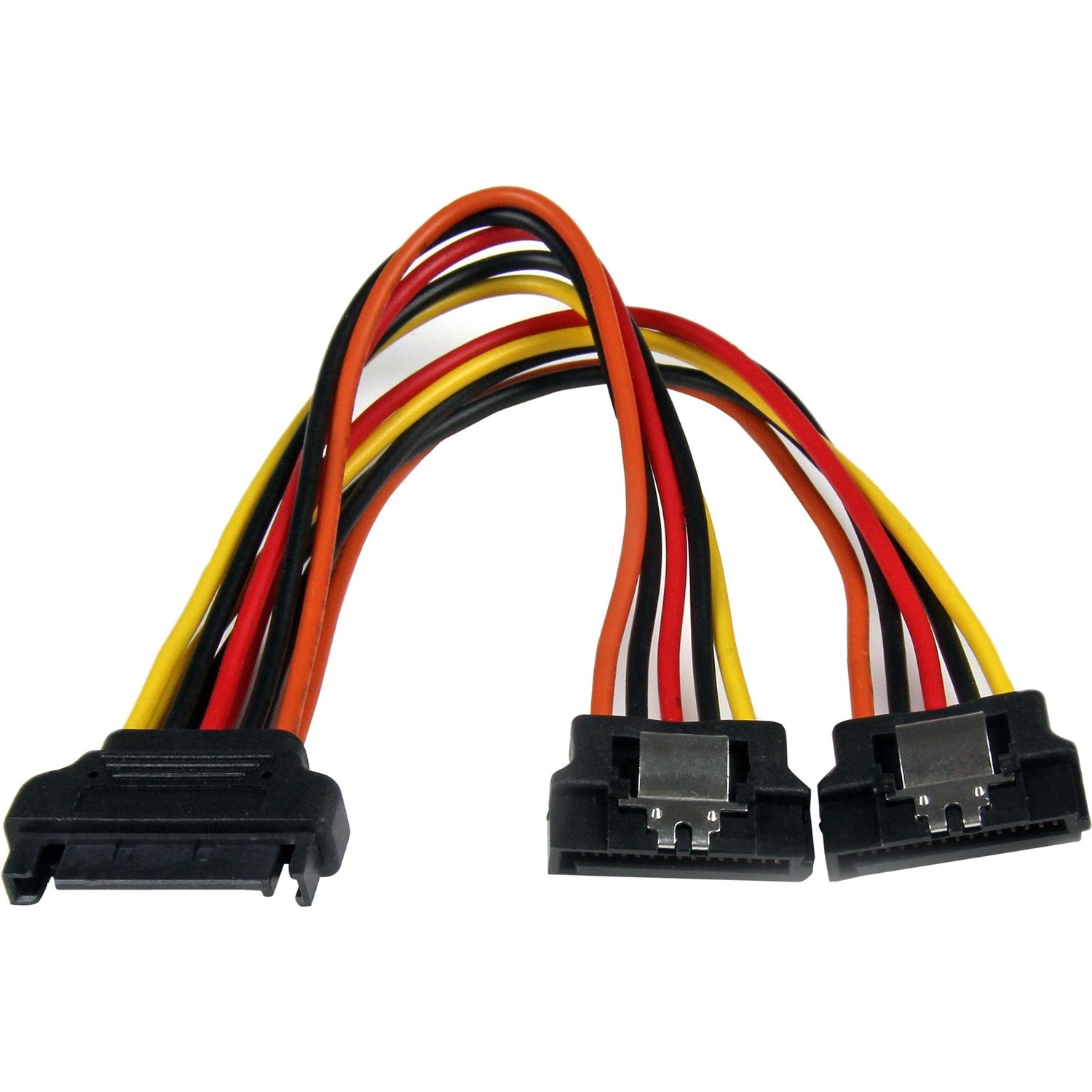 STARTECH.COM 6" LATCHING SATA POWER Y SPLITTER CABLE ADAPTER - M/F