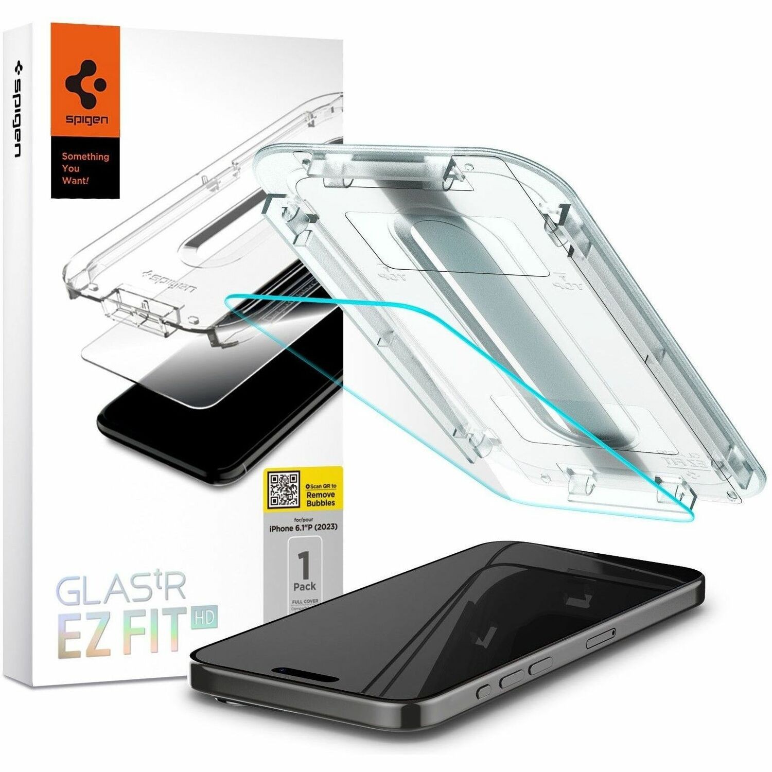 Spigen iPh 15 Pro Glas.tR Ez Fit HD