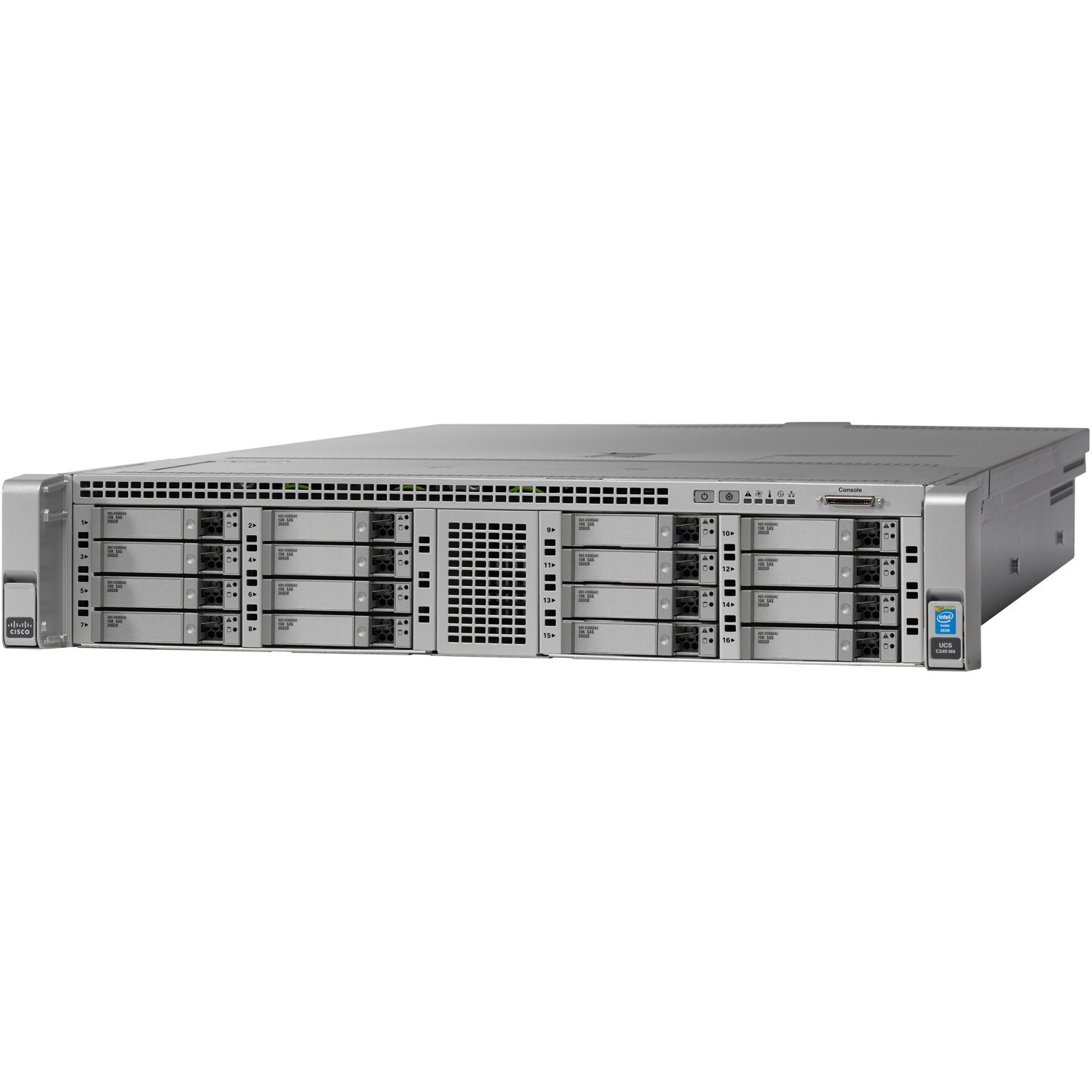 Cisco C240 M4 2U Rack Server - 2 Xeon E5-2637 v4 3.50 GHz - 256 GB RAM - 12Gb/s SAS, Serial ATA Controller